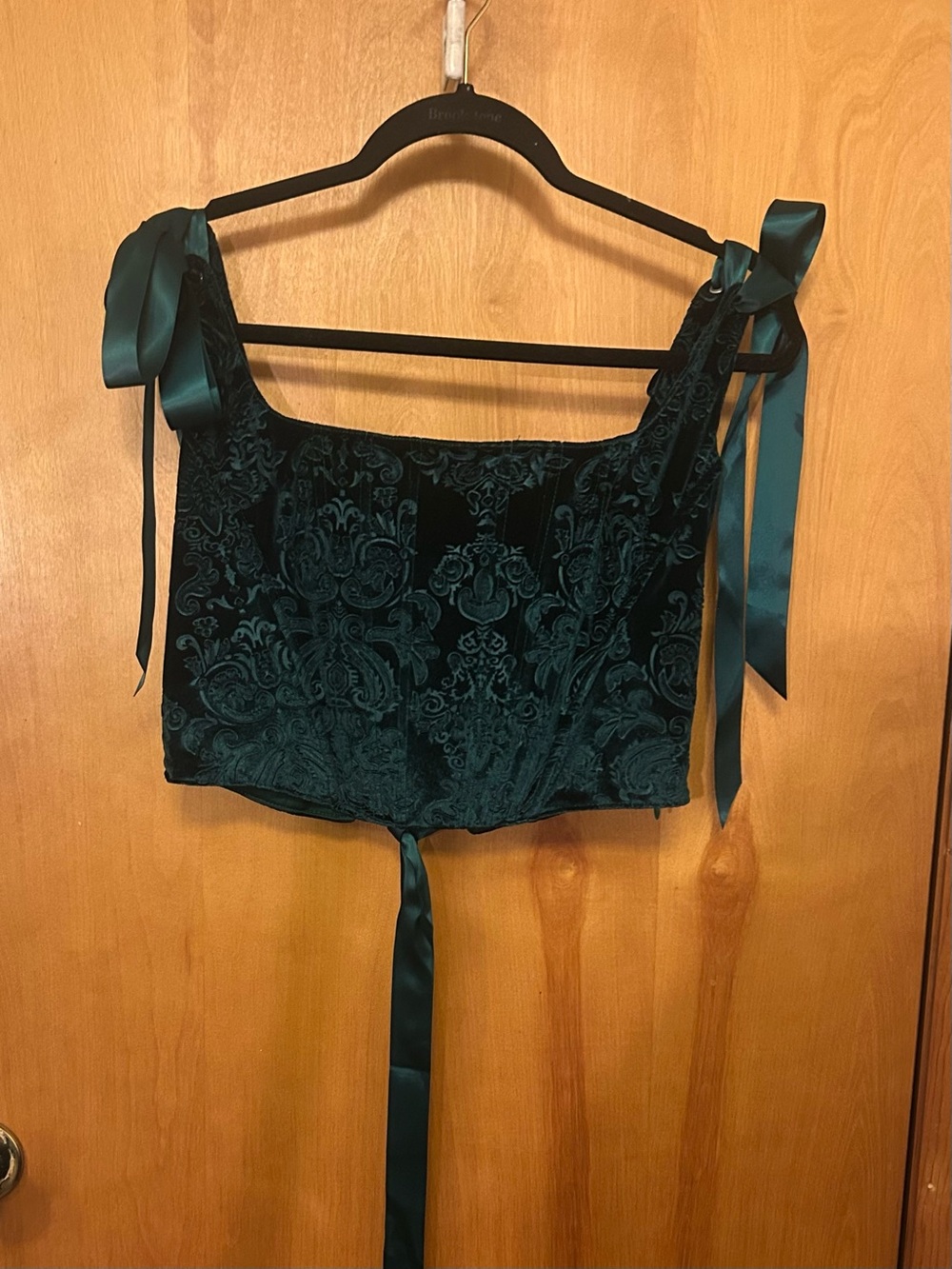 NWT DECEMBER DILEMMA CORSET TOP XL